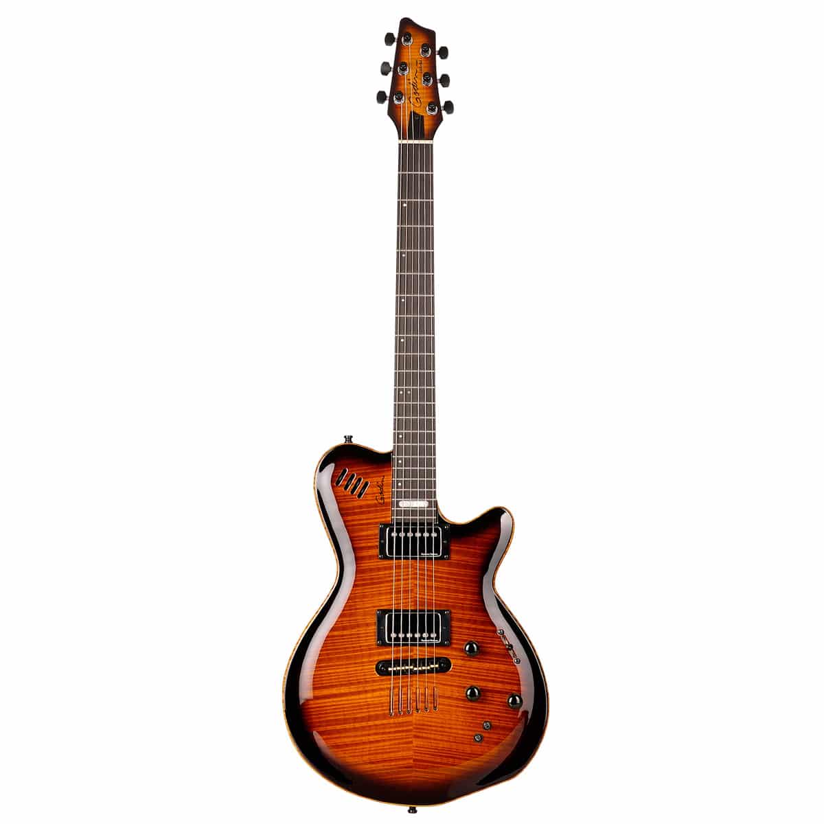 LGX-SA Cognac Burst Flame AAA | Godin Guitars