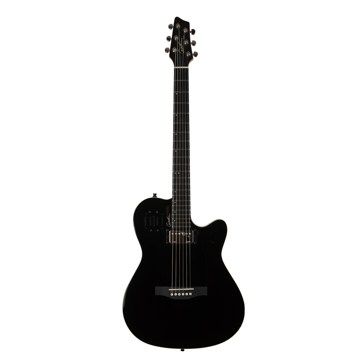 A6 ULTRA Black HG | Godin Guitars