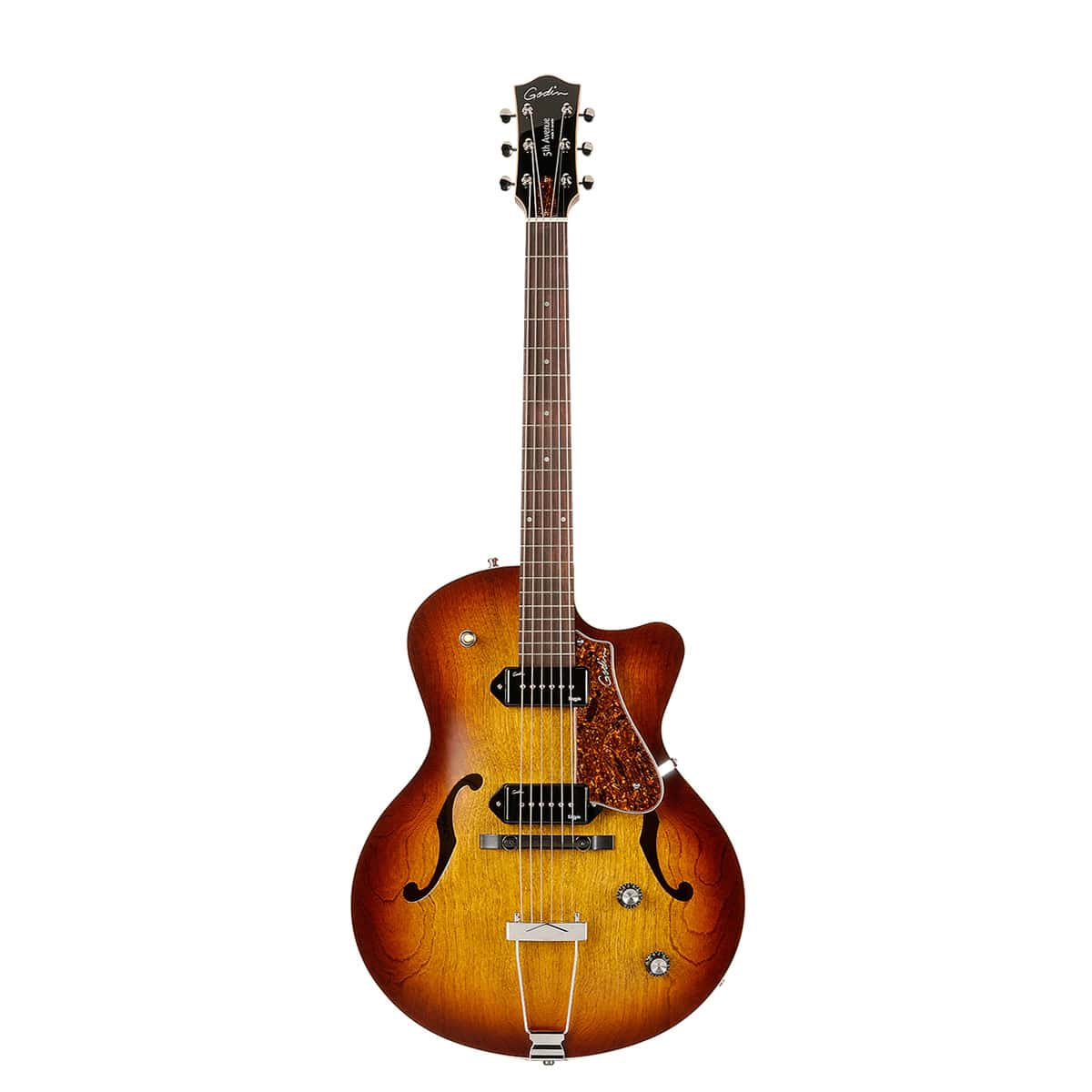 5th Avenue CW Kingpin II Cognac Burst | Godin Guitars