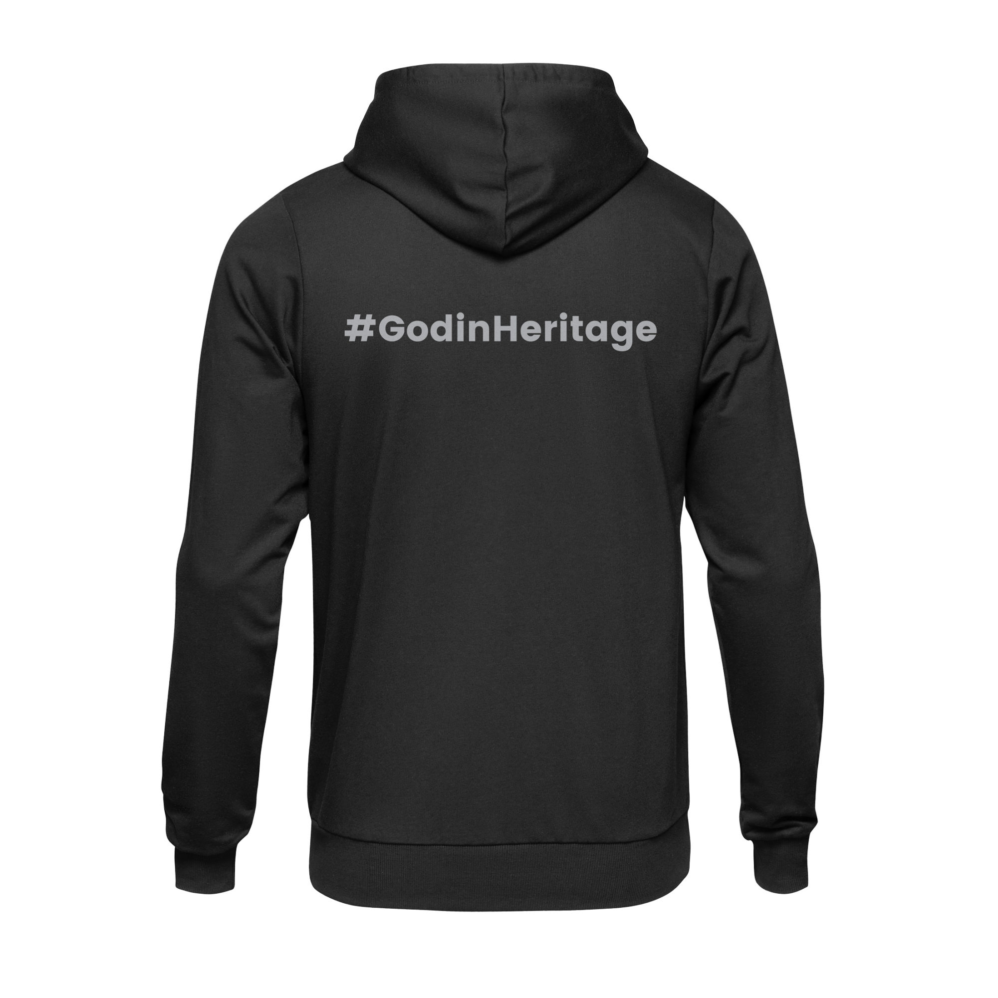Sweatshirt Hoodie Godin Heritage Black - Image 2