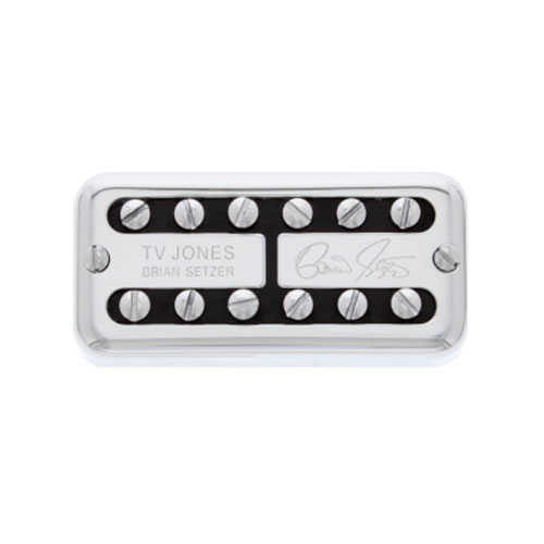 TV Jones Brian Setzer Signature neck pickup - Chrome, Universal Clip System