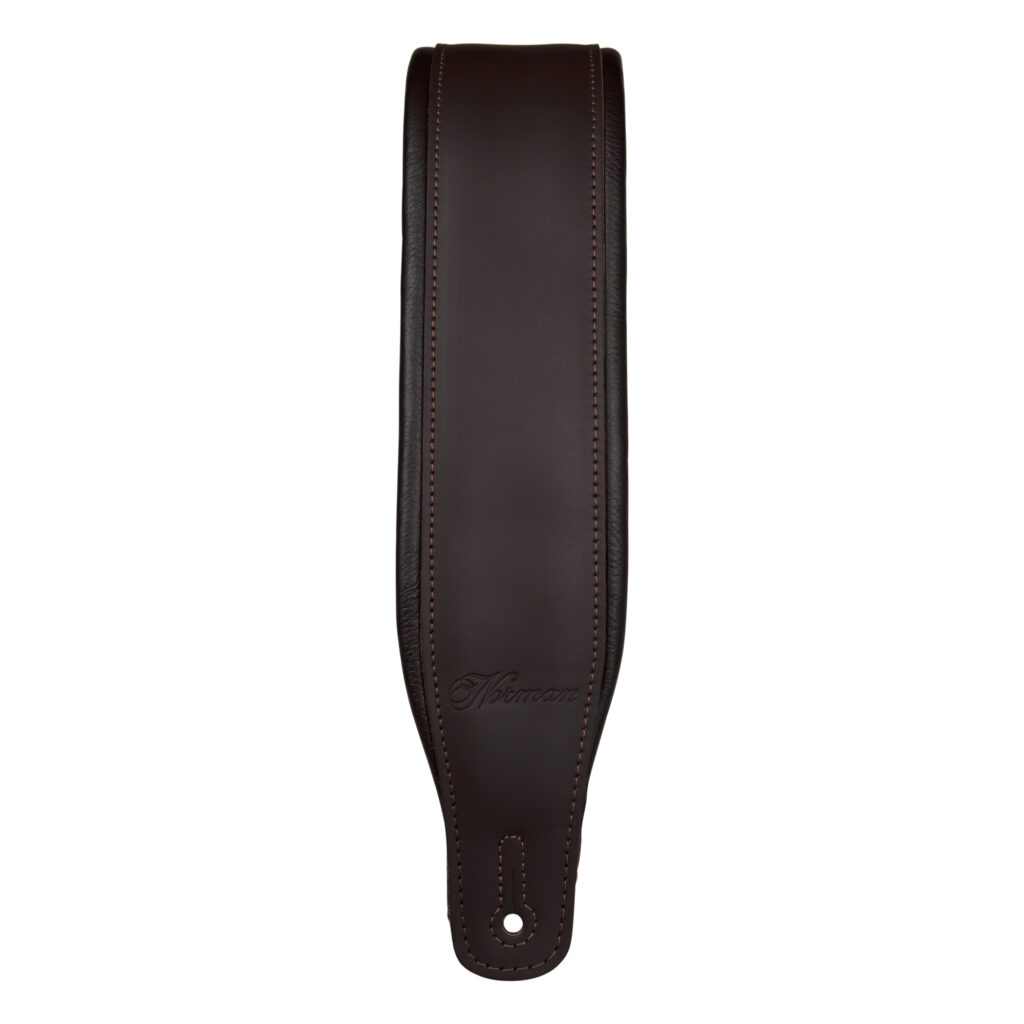 Brown Leather-Padded Strap