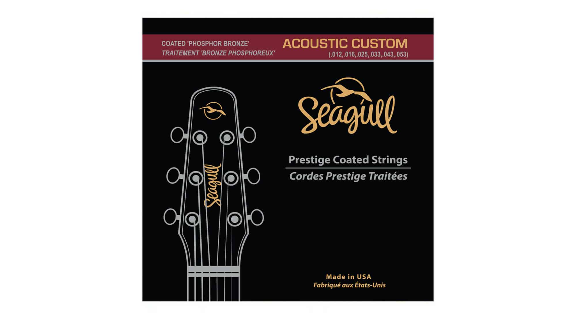 Seagull Coated Phosphor Bronze Acoustic Strings