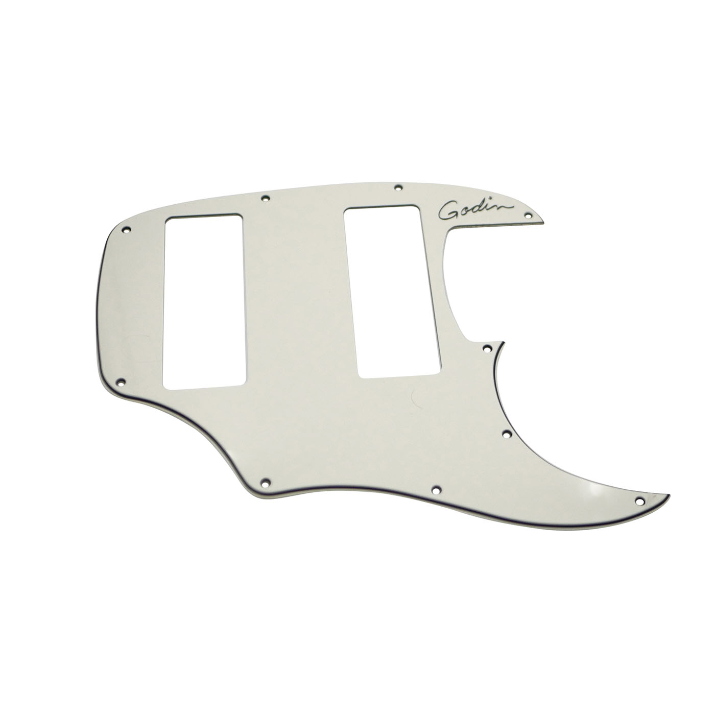 White pickguard for Shifter 4 bass