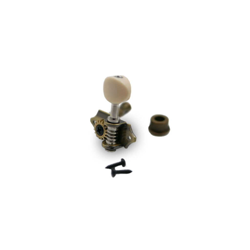 Machine head Art and Lutherie antique brass w/Cream button (KIT)