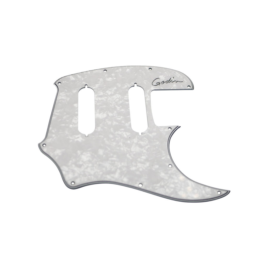 Plaque de protection blanc perlé pour Godin Passion RG3 et Progression Plus