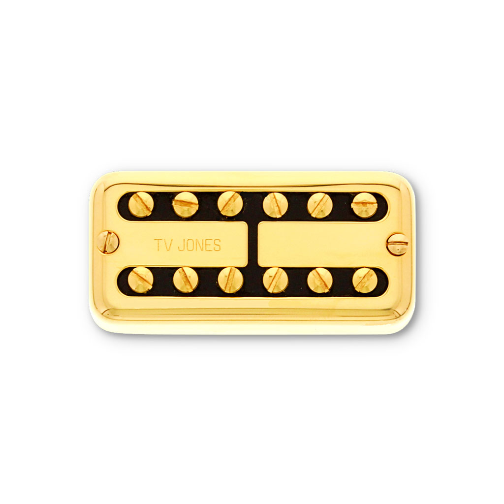 TV JONES Power’Tron neck pickup – Gold, Universal Mount