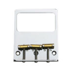 TV Jones American Standard Tele Bridge Plate , Chrome – (3 saddle )