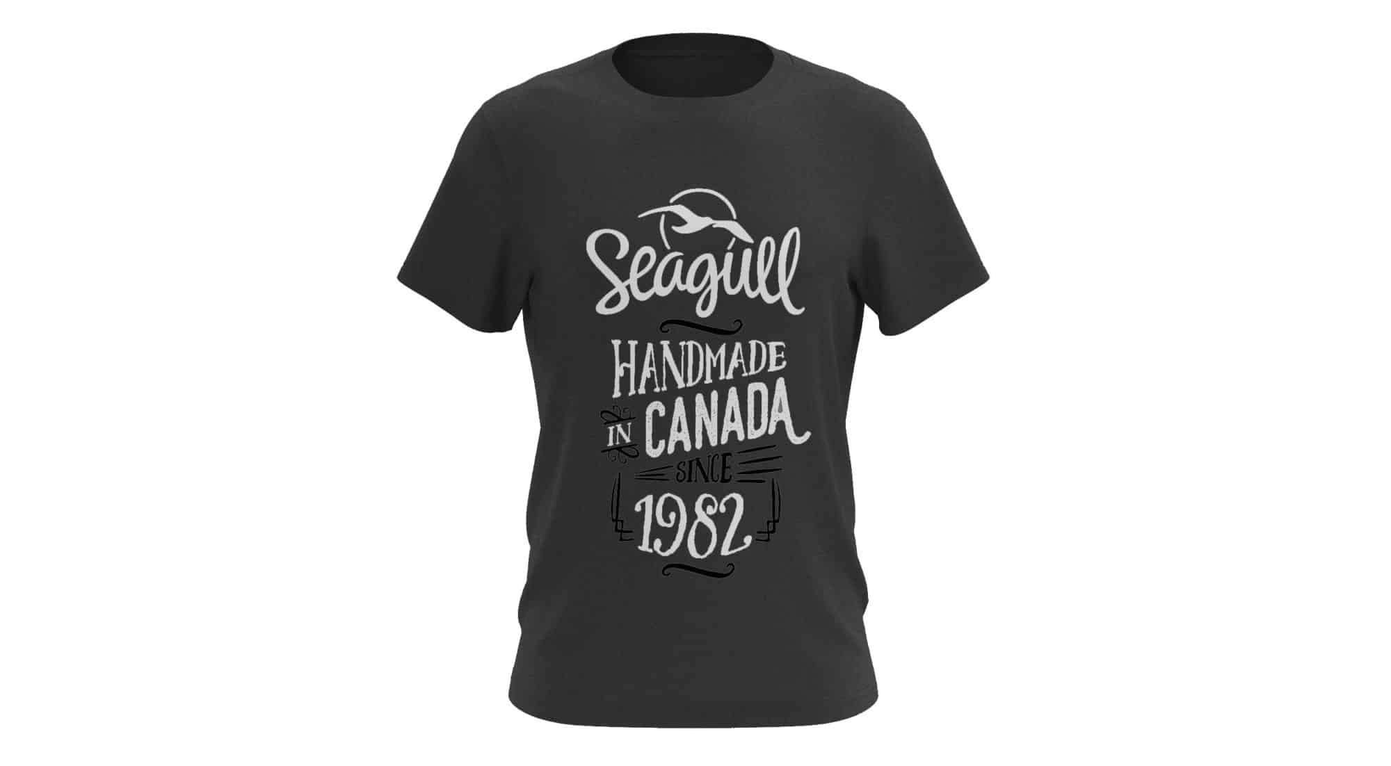 T-shirt Seagull 1982 Charcoal Gray S