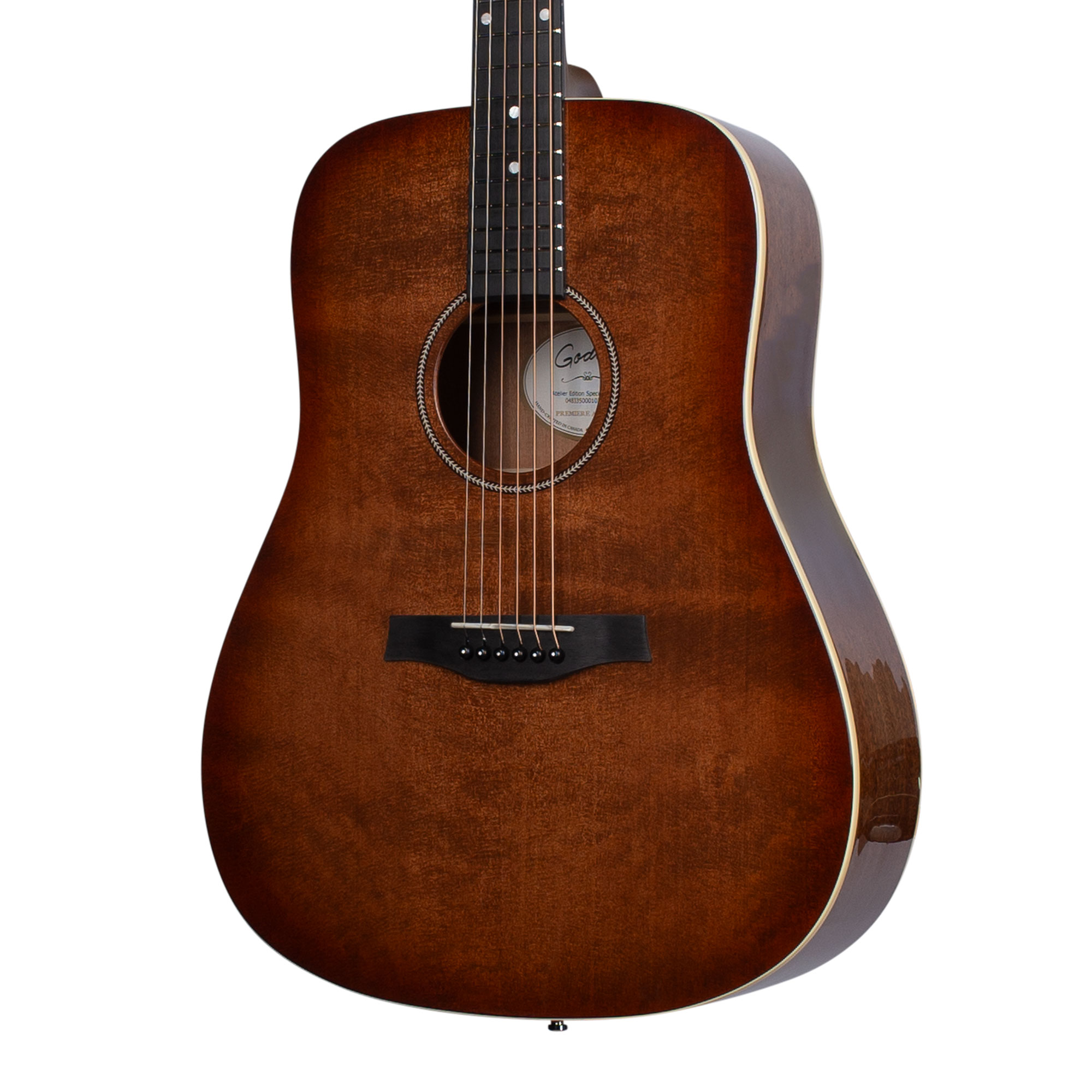 Century Maho Rustic Burst EQ Left