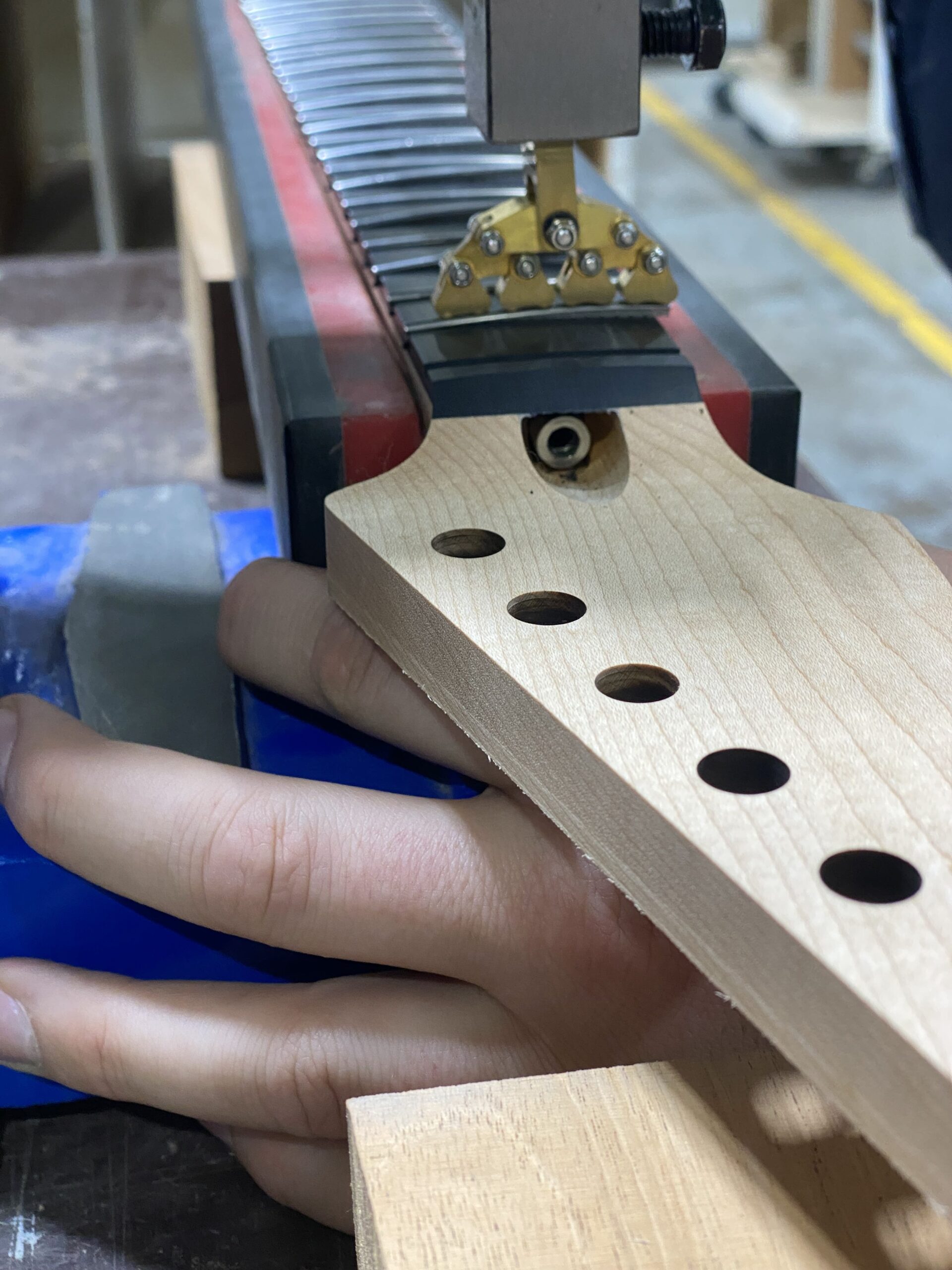 Quarter-tone fret installation